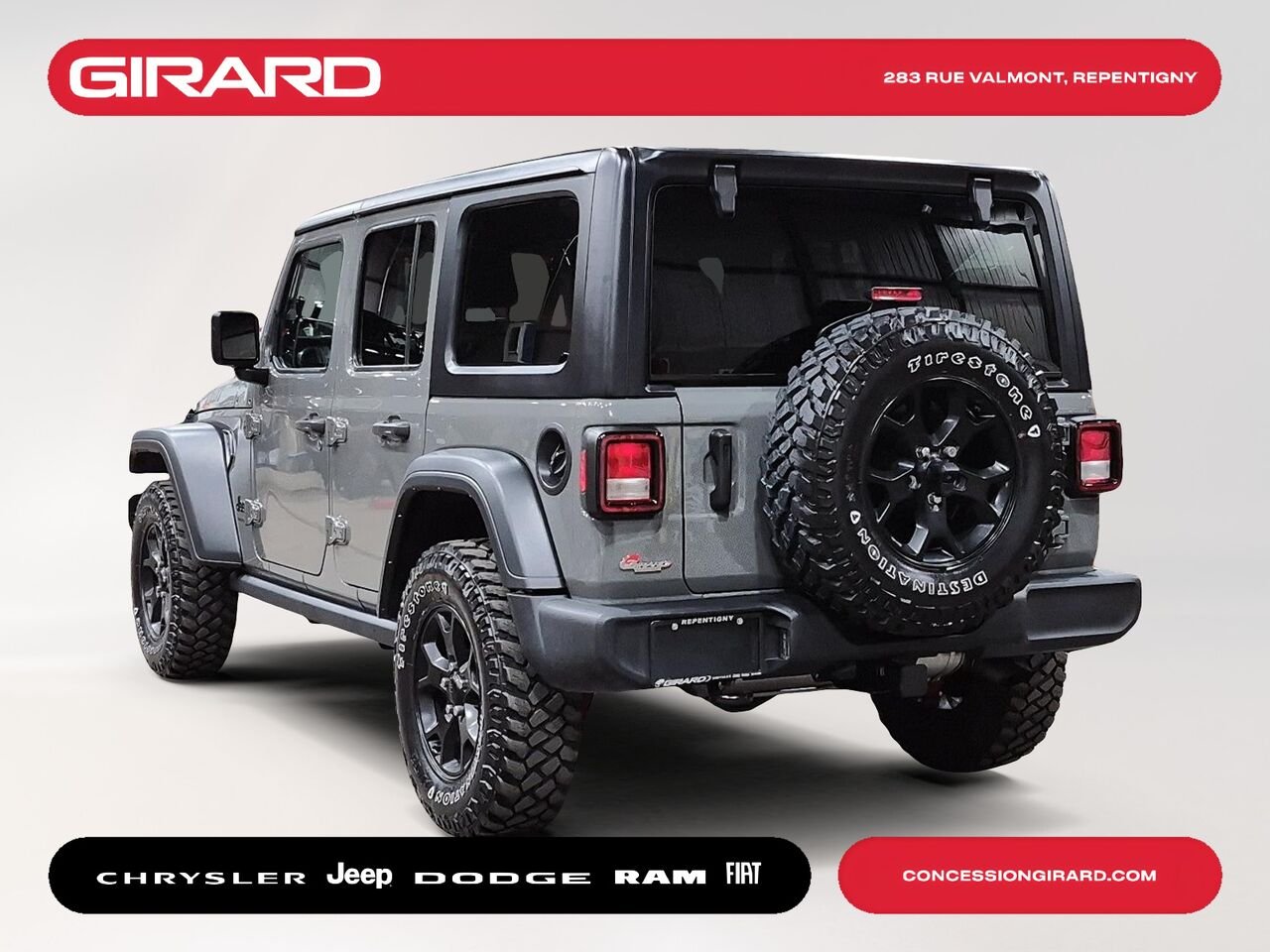2023 JEEP WRANGLER gray Repentigny - photo #7