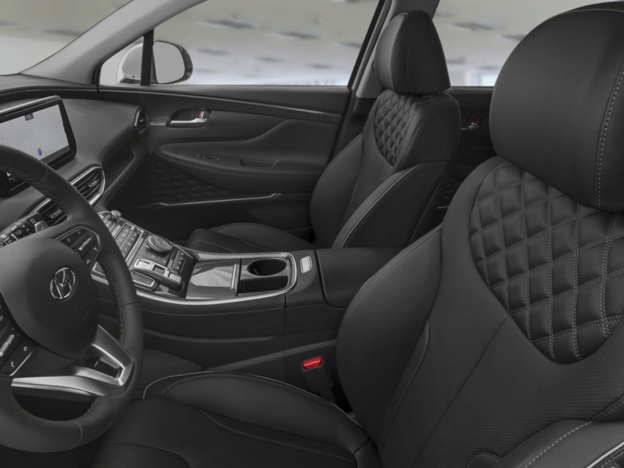 2023 Hyundai Santa Fe Hybrid White Gatineau - photo #9