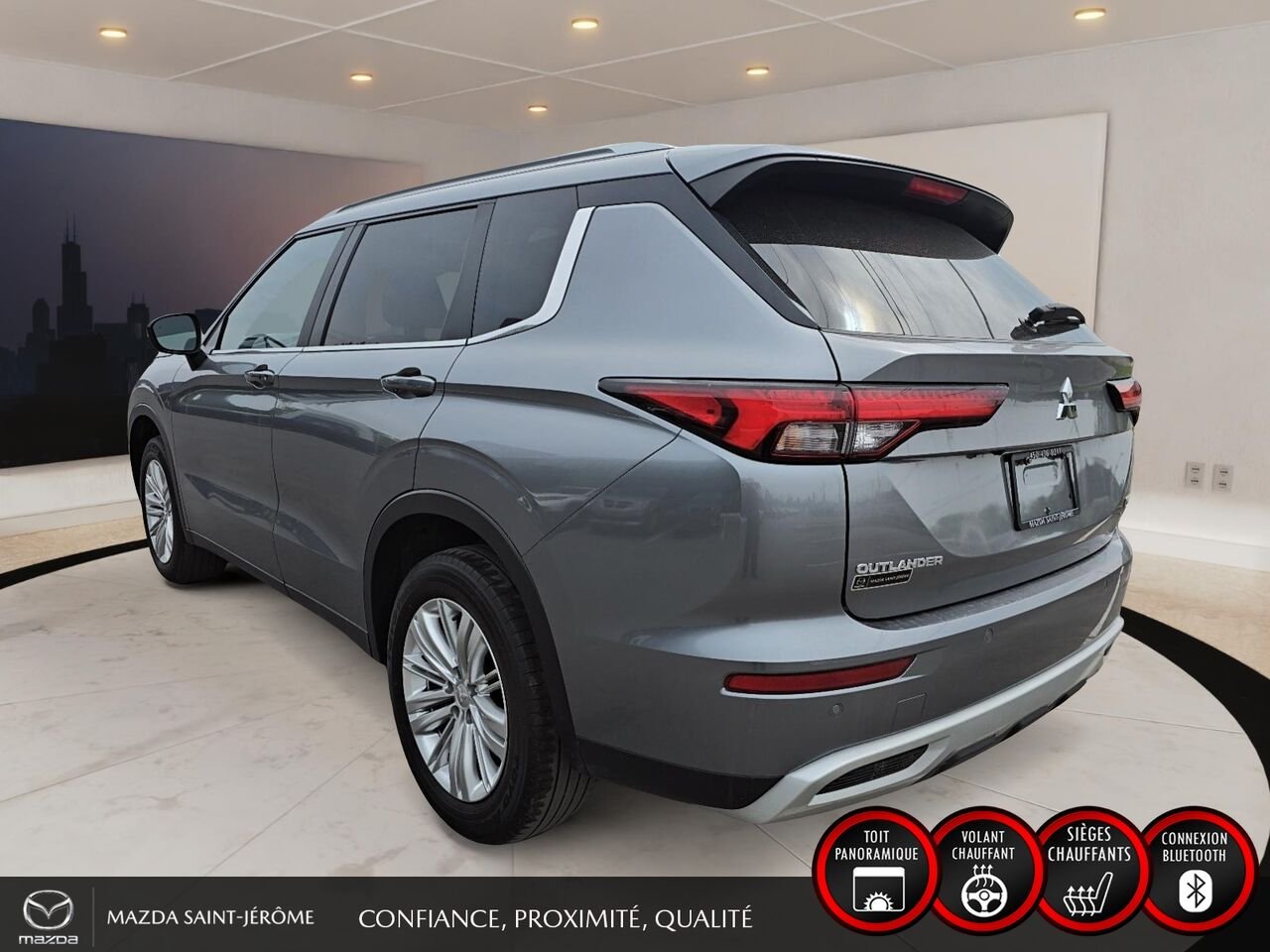 Mitsubishi Outlander SE | TOIT PANORAMIQUE | AWD | 7PLACES | 2024 Gris Saint-Jérôme - photo #9