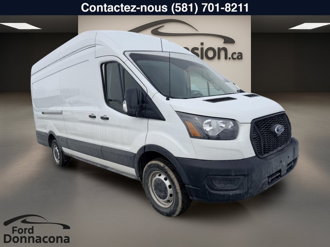 2023 Ford Transit Cargo Van White  - photo #6