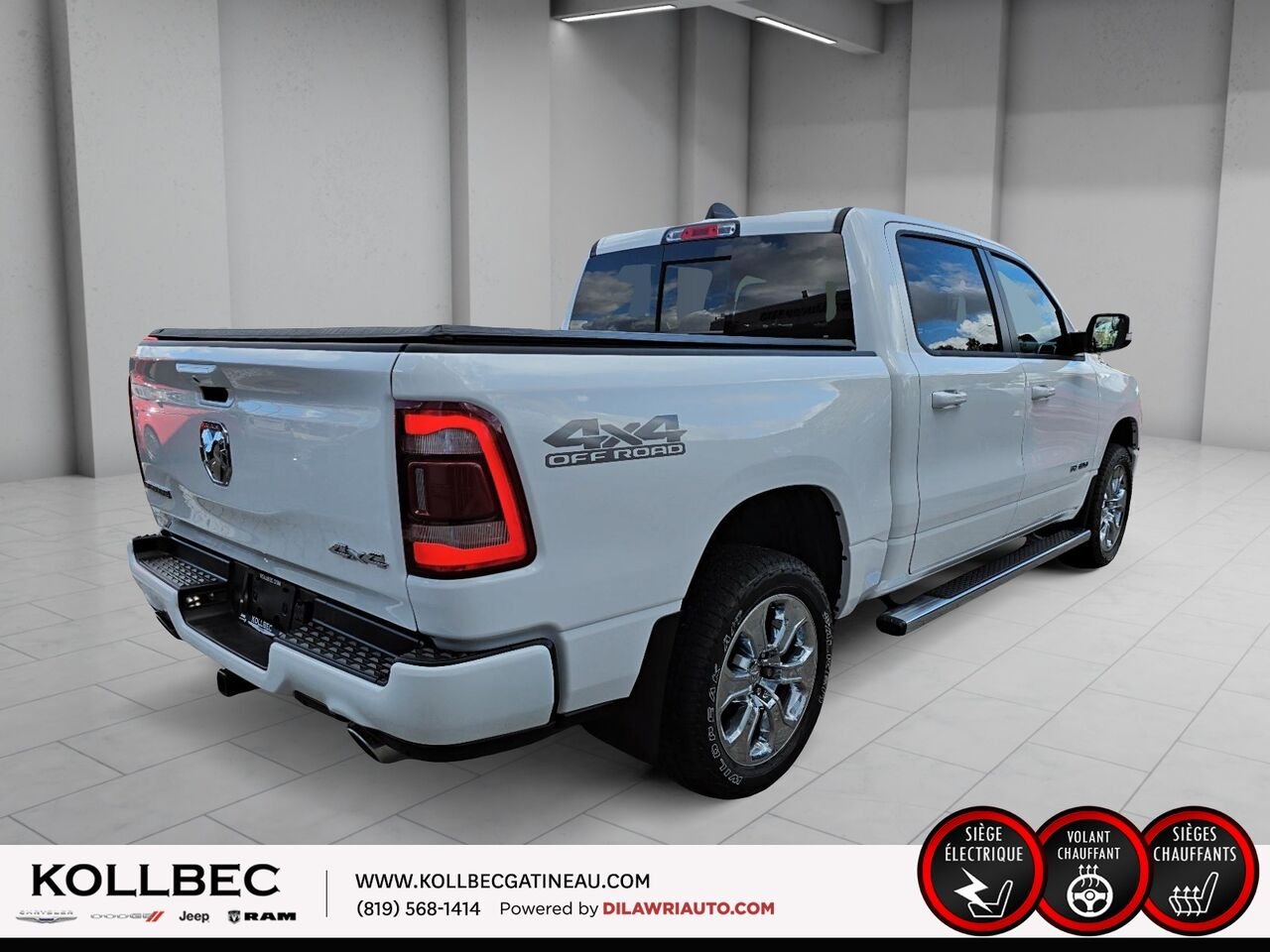 2020 RAM 1500 26821 | Big Horn Sport 4x4 Crewcab 4x4 White Gatineau - photo #14