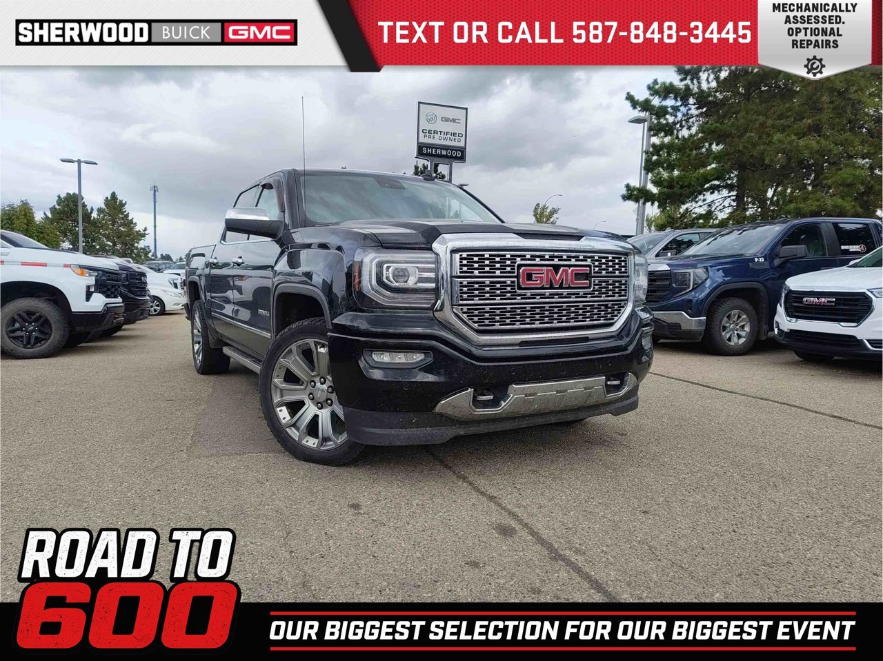 2017 GMC Sierra 1500 4WD Crew Cab 143.5 Denali Black Sherwood Park - photo #0