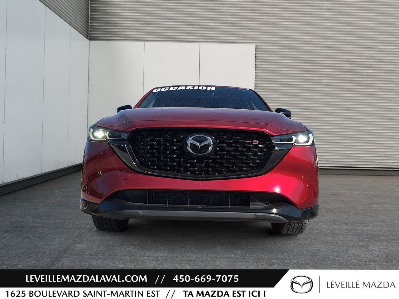 Mazda CX-5 Sport avec moteur turbo TI 2023 Rouge Laval - photo #1