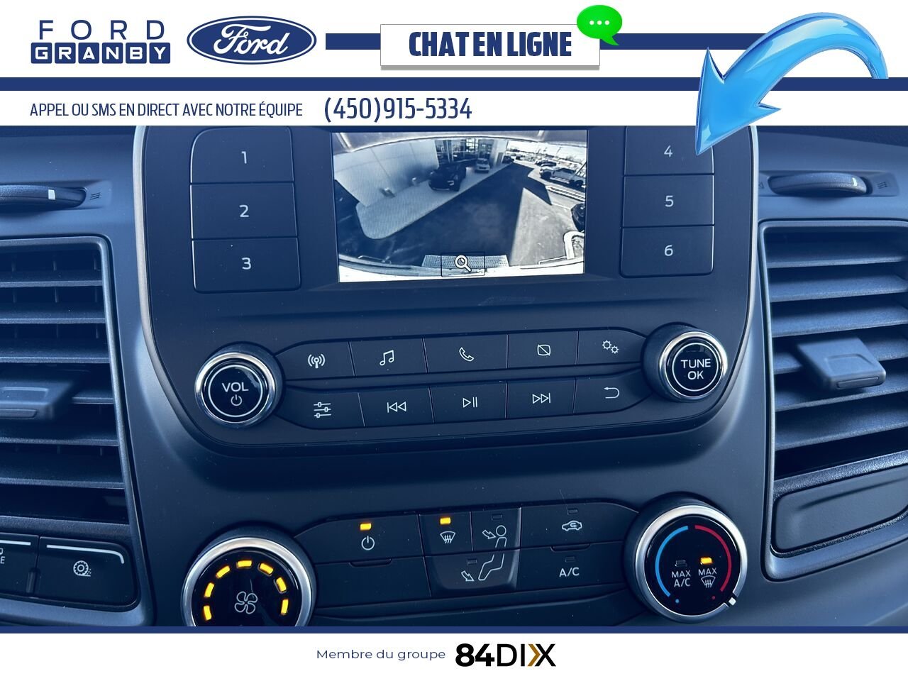 2024 Ford TRANSIT FOURGON TRONQUÉ White Granby - photo #10