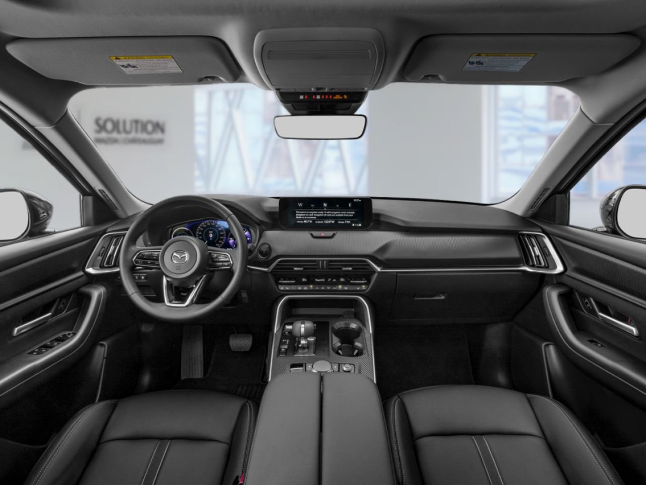 MAZDA CX-90 hybride rechargeable GS-L TI 2026 Blanc rhodium métallisé Châteauguay - photo #12