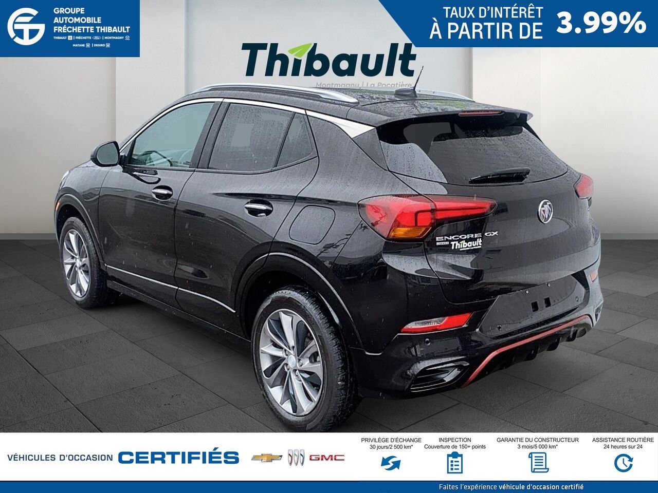 BUICK ENCORE GX Sélect 4 portes TI 2022 Noir Montmagny - photo #3
