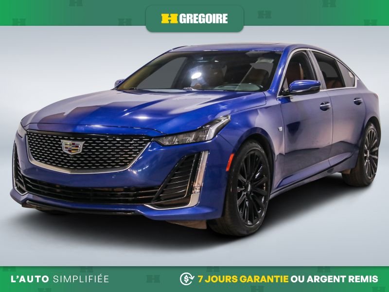 Cadillac CT5 Premium Luxury AWD AUTO AC CUIR TOIT NAV MAGS CAM 2021 Bleu
