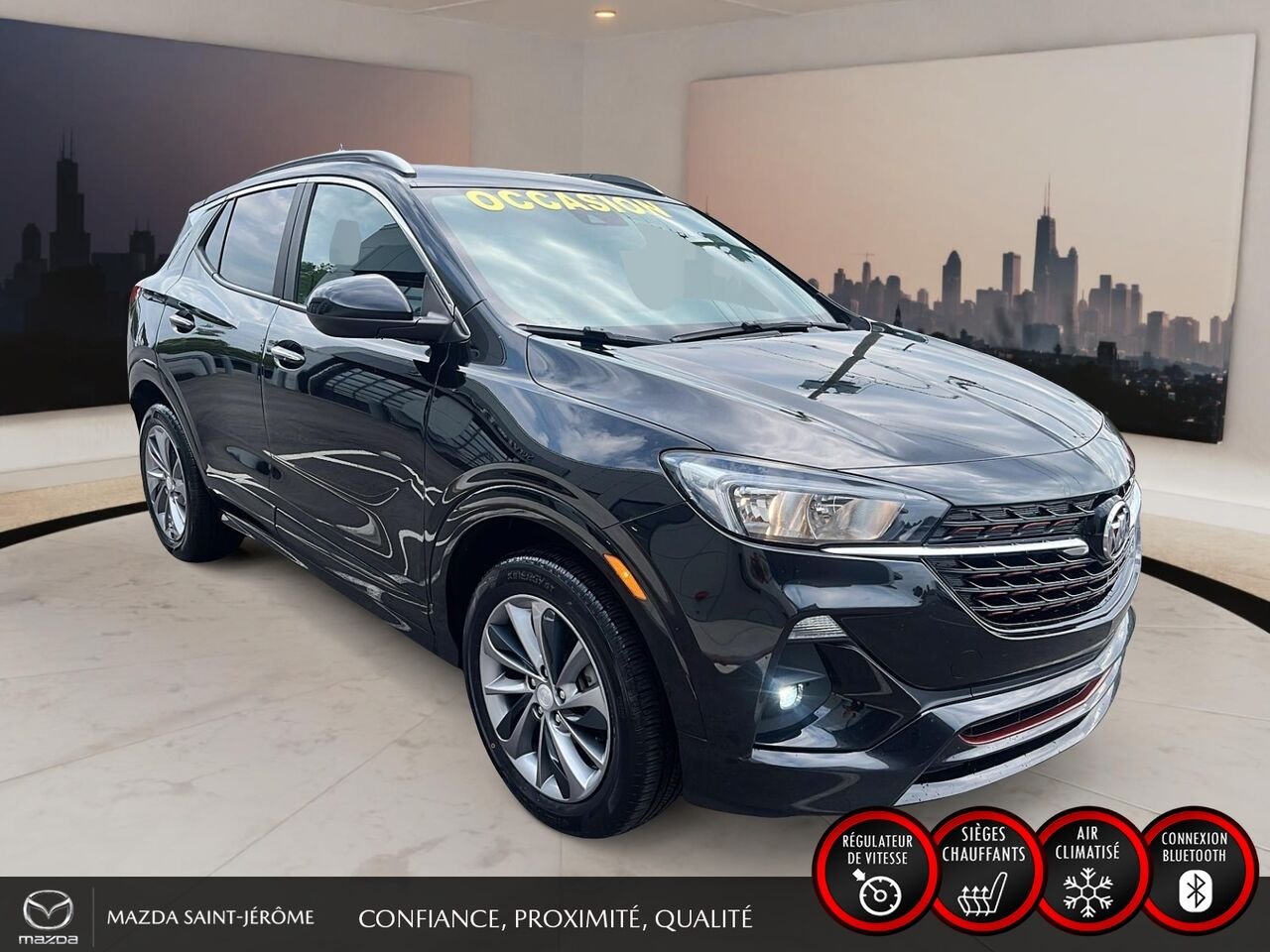 2023 Buick Encore GX Privilegiee Sport Touring | AWD | SIEGES CHAUFFANTS | DEMARREUR A DISTANCE Black Saint-Jérôme - photo #3