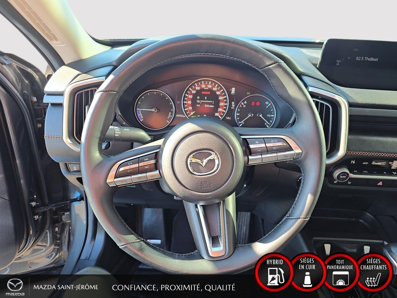 2025 Mazda CX-50 hybride Kuro | 1 PROPRIÉTAIRE | JAMAIS ACCIDENTÉ | TOIT PANORAMIQUE | CUIR | AWD Grey Saint-Jérôme - photo #13