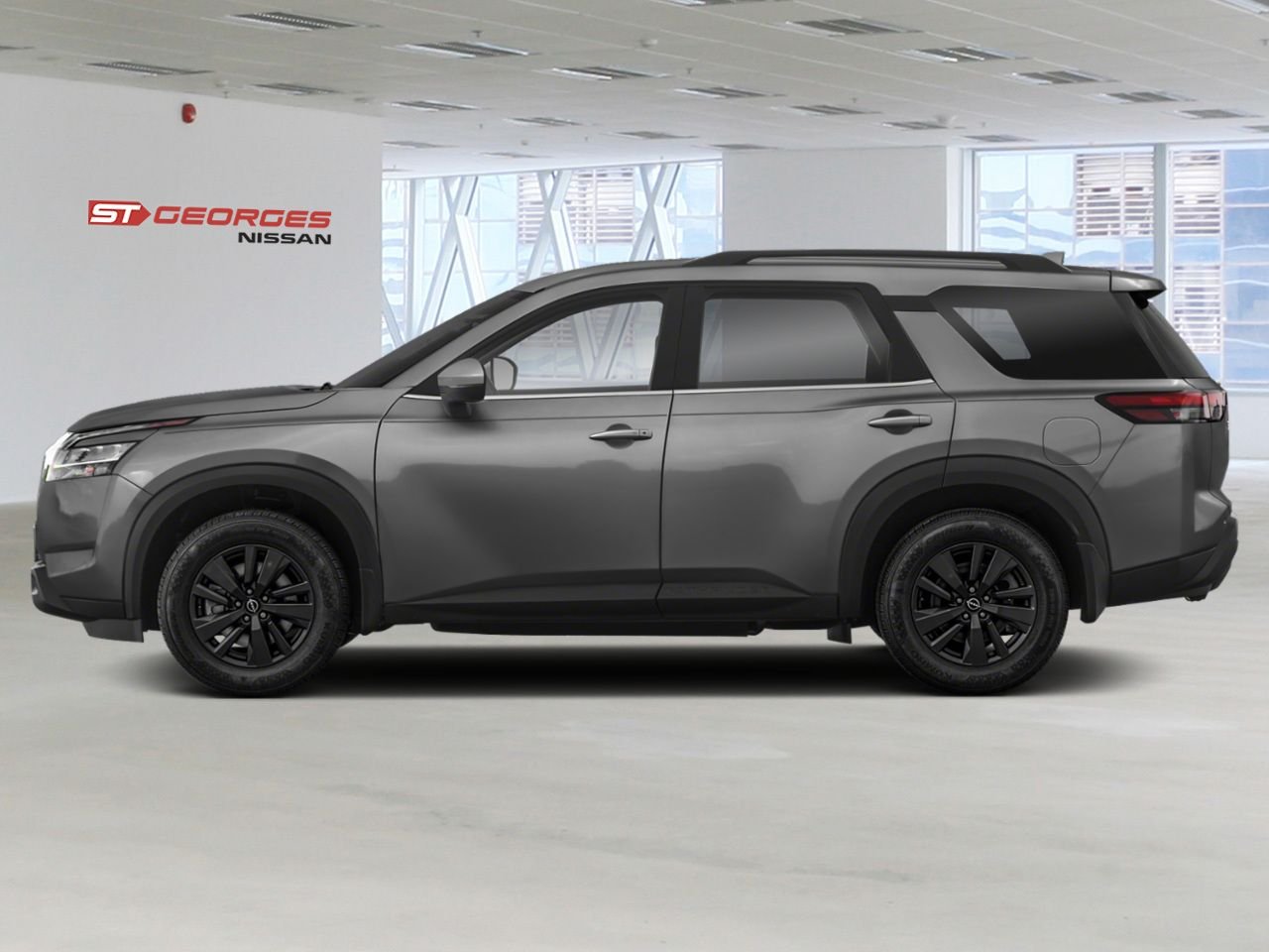 Nissan Pathfinder 2023 Gris Saint-Georges - photo #1