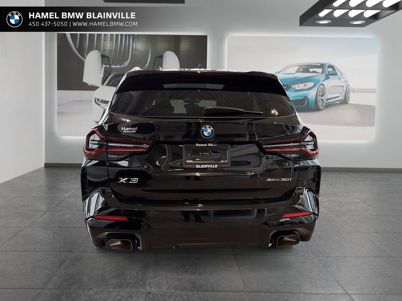 BMW X3 xDrive30i véhicule d'activités sportives 2024 Noir Blainville - photo #2