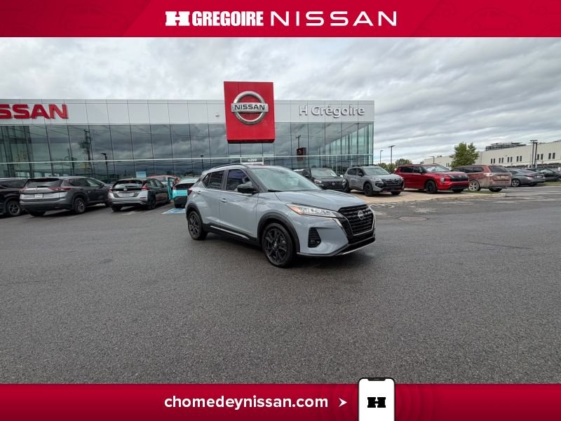 Nissan Kicks SR Mag Cuir Carplay Bancs Chauffants à partir 2.99 2023 Gris