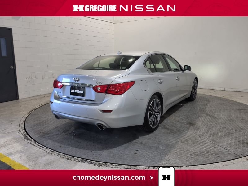 Infiniti Q50 CA7432 | Hybrid * AWD * Toit * Mag * Caméra * Bluetooth 2016 Argent Laval - photo #8