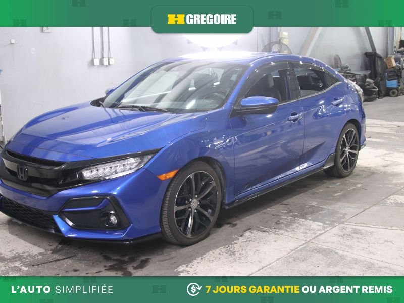Honda Civic Sport Touring AUTO A/C MAGS TOIT NAV CAM RECUL BLU 2020 Bleu