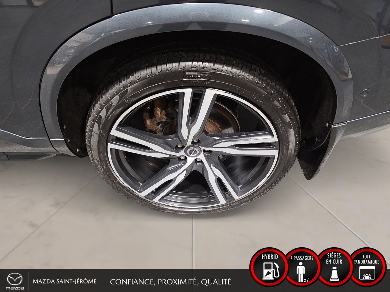 Volvo XC90 2018 Gris Saint-Jérôme - photo #10