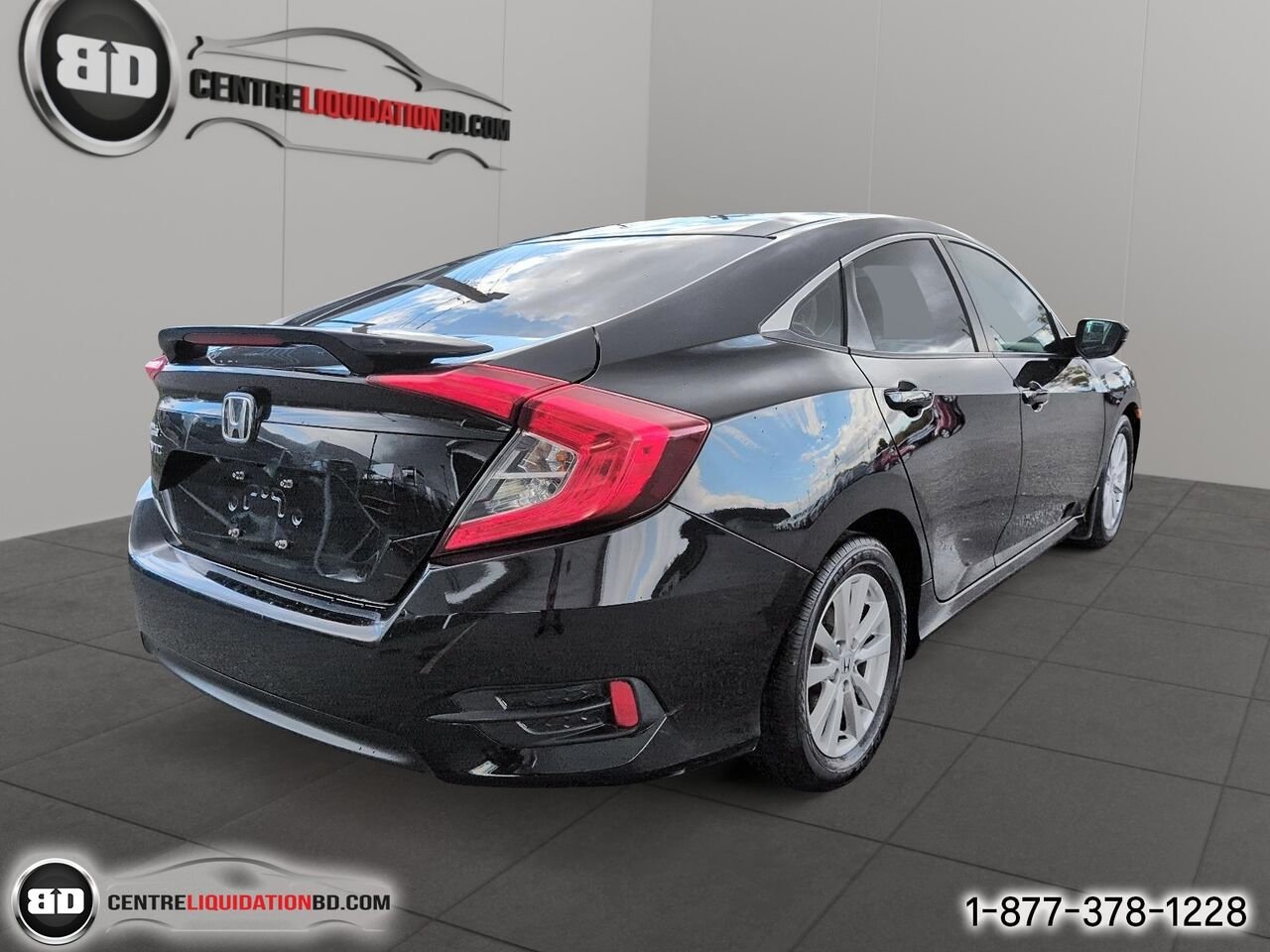 2016 Honda Civic Berline LX 4 portes CVT | BD0437 Black Granby - photo #5