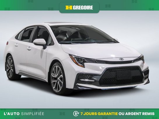 2021 Toyota Corolla SE MANUEL AC MAGS GR ELECT CAM RECUL BLEUTOOTH White