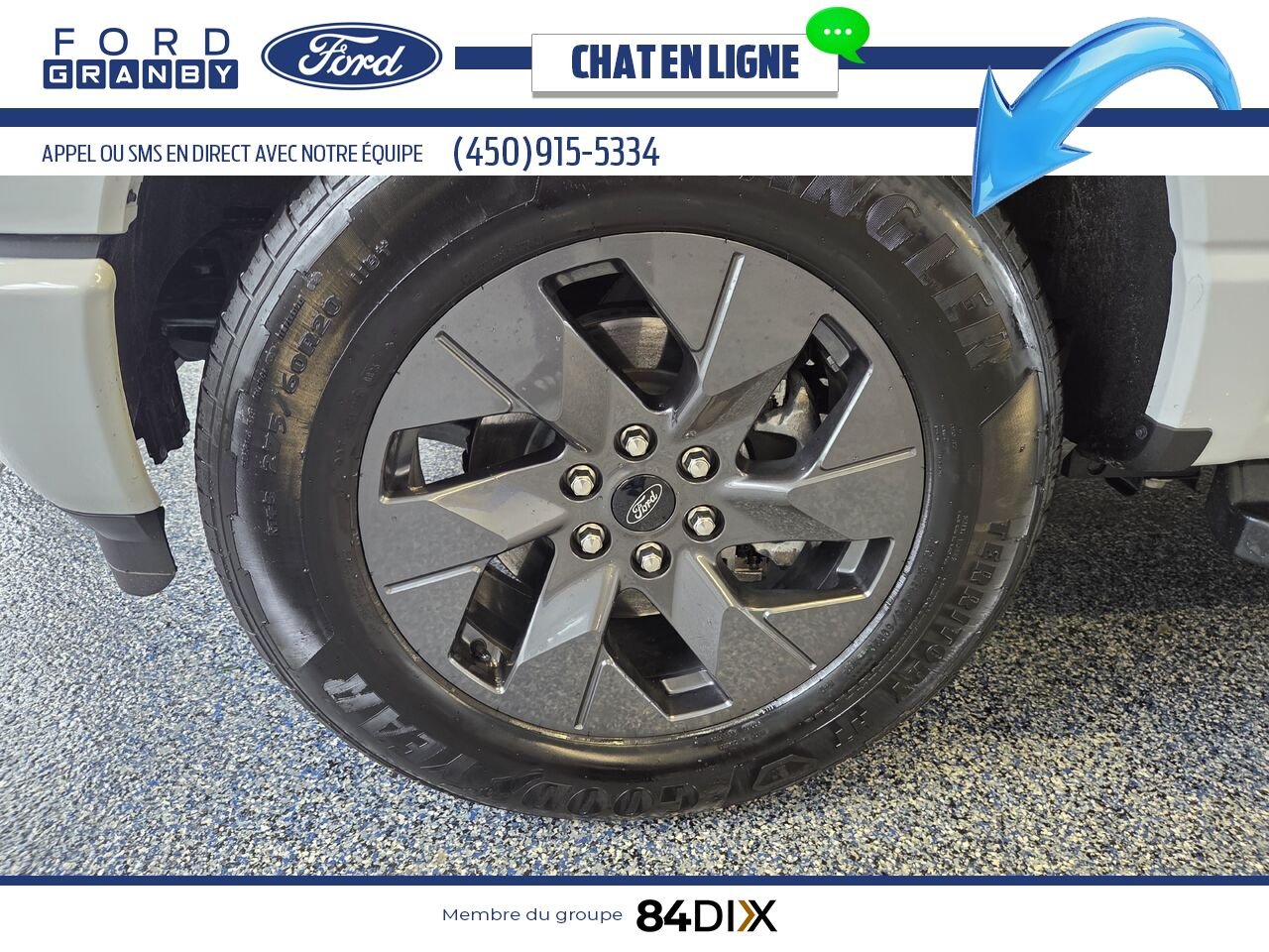 2025 Ford F-150 LIGHTNING LARIAT, CUIR, TOIT White Granby - photo #24