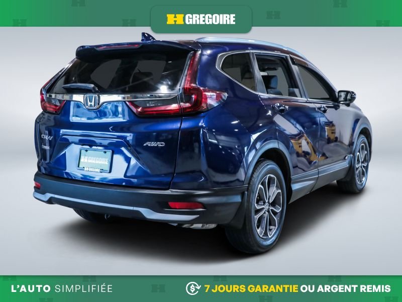Honda CRV 820900 | EX-L AWD AUTO AC CUIR TOIT MAGS CAM RECULE BLUETOO 2020 Bleu Laval - photo #8