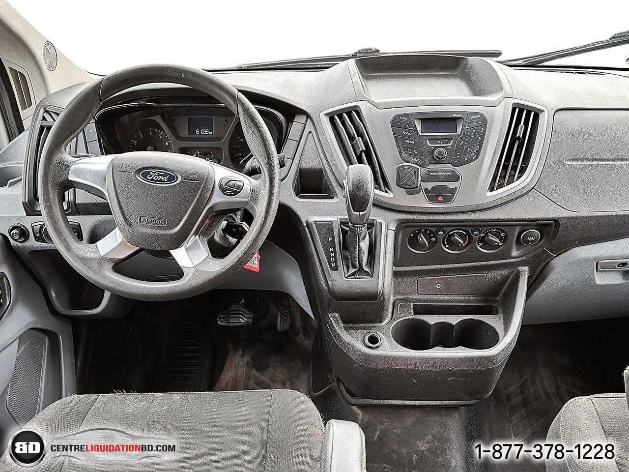 2018 Ford TRANSIT CUTAWAY BOITE 14 PIEDS | A8010 White Granby - photo #8