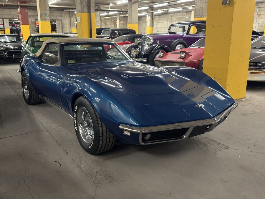 Chevrolet Corvette 427 1968 Bleu