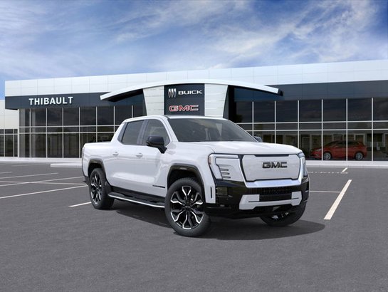 GMC Sierra EV Denali à autonomie prolongée 2025 Blanc sommet