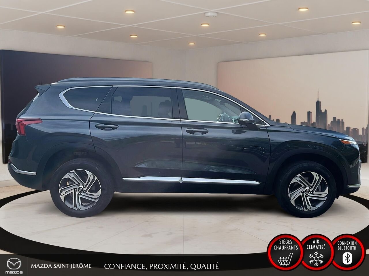 Hyundai Santa Fe 2023 Gris Ste-Agathe des Monts - photo #4