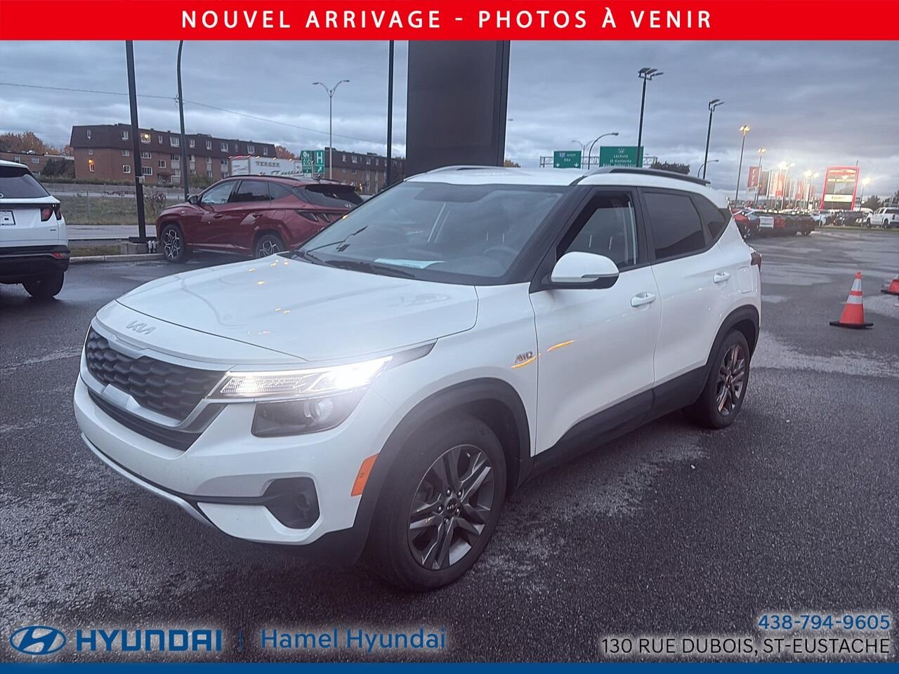 Kia Seltos 2022 Blanc Saint-Eustache - photo #2