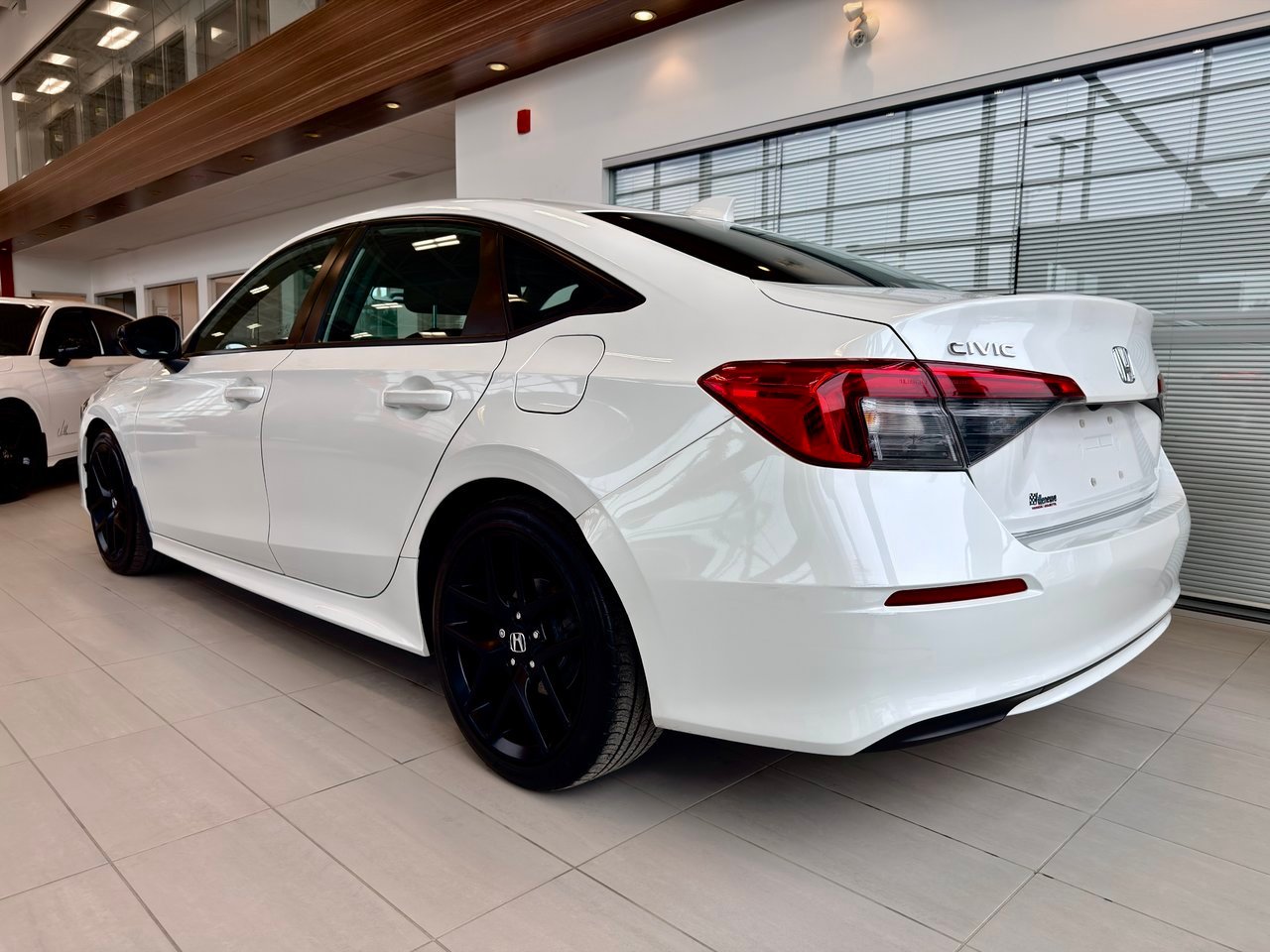Honda Civic Sedan 2022 Blanc Notre-Dame-des-Prairies - photo #8