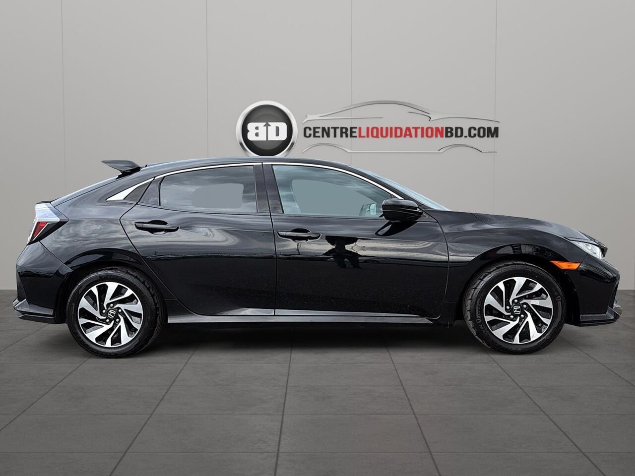 2017 Honda Civic Hayon LX 5 portes BM | BD0398A Black Granby - photo #3