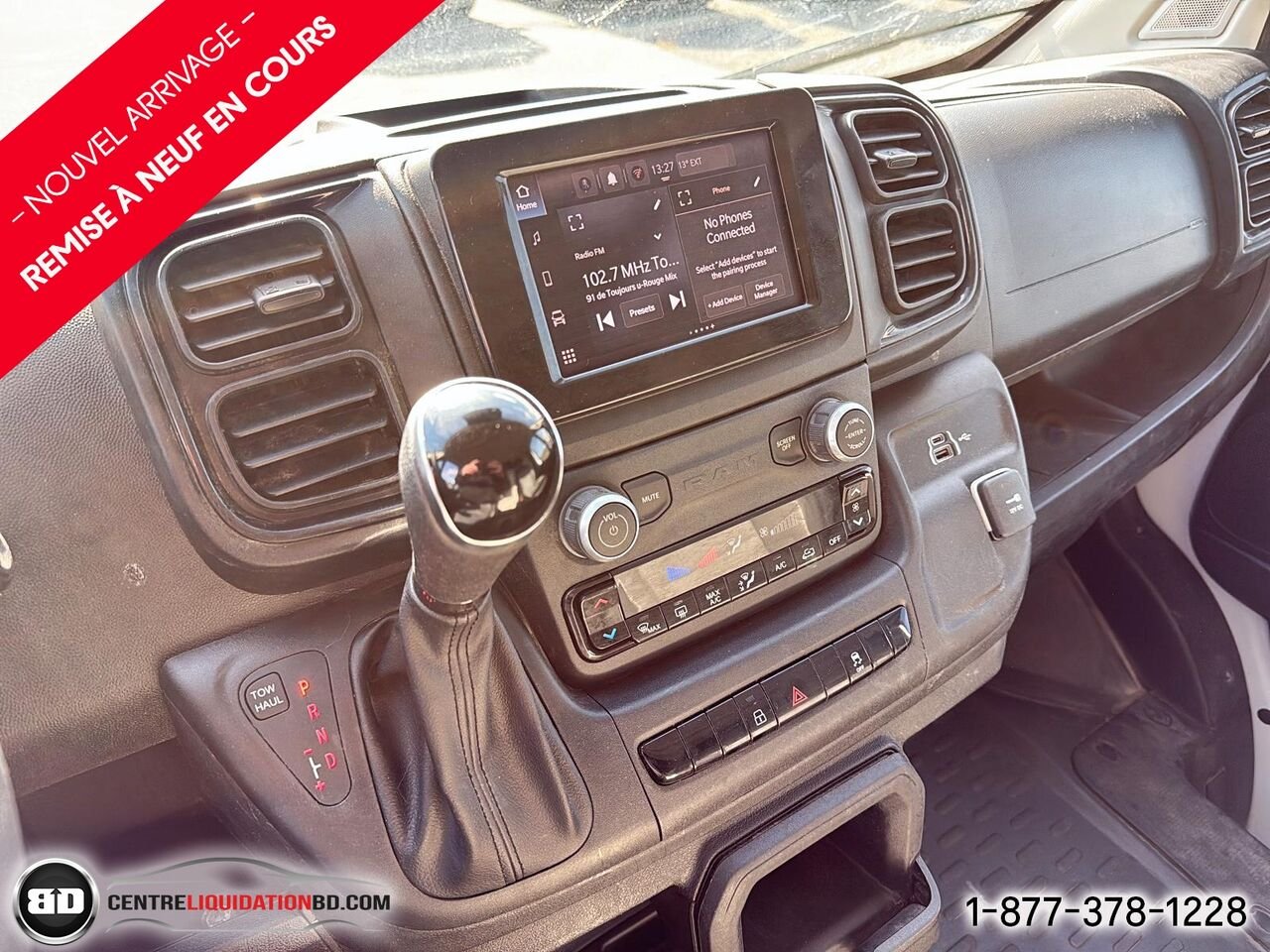 Ram ProMaster fourgonnette utilitaire 2500 Tradesman toit élevé 136 po avec siège passager | BD0464 2025 Blanc Granby - photo #13