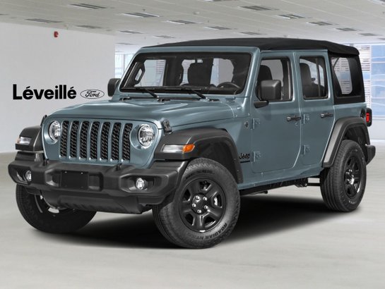 Jeep Wrangler Sahara 4 portes 4x4 2026 Gris ciel