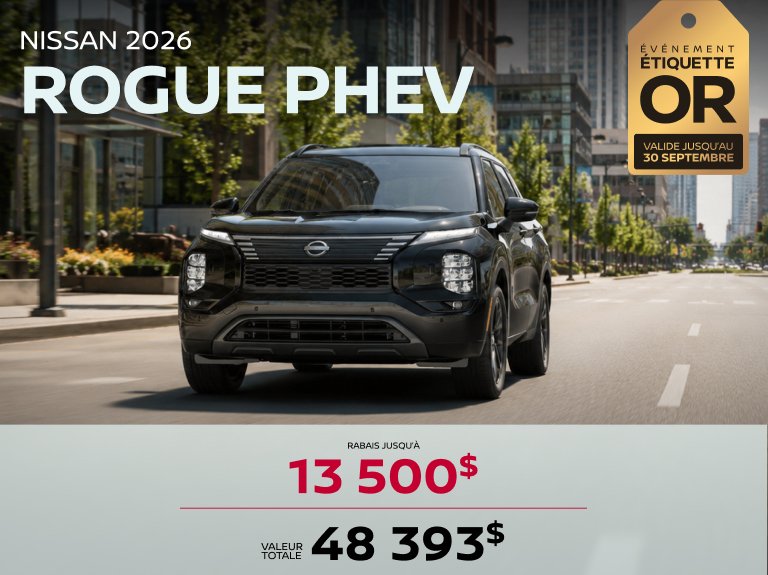 Promo ROGUE PHEV