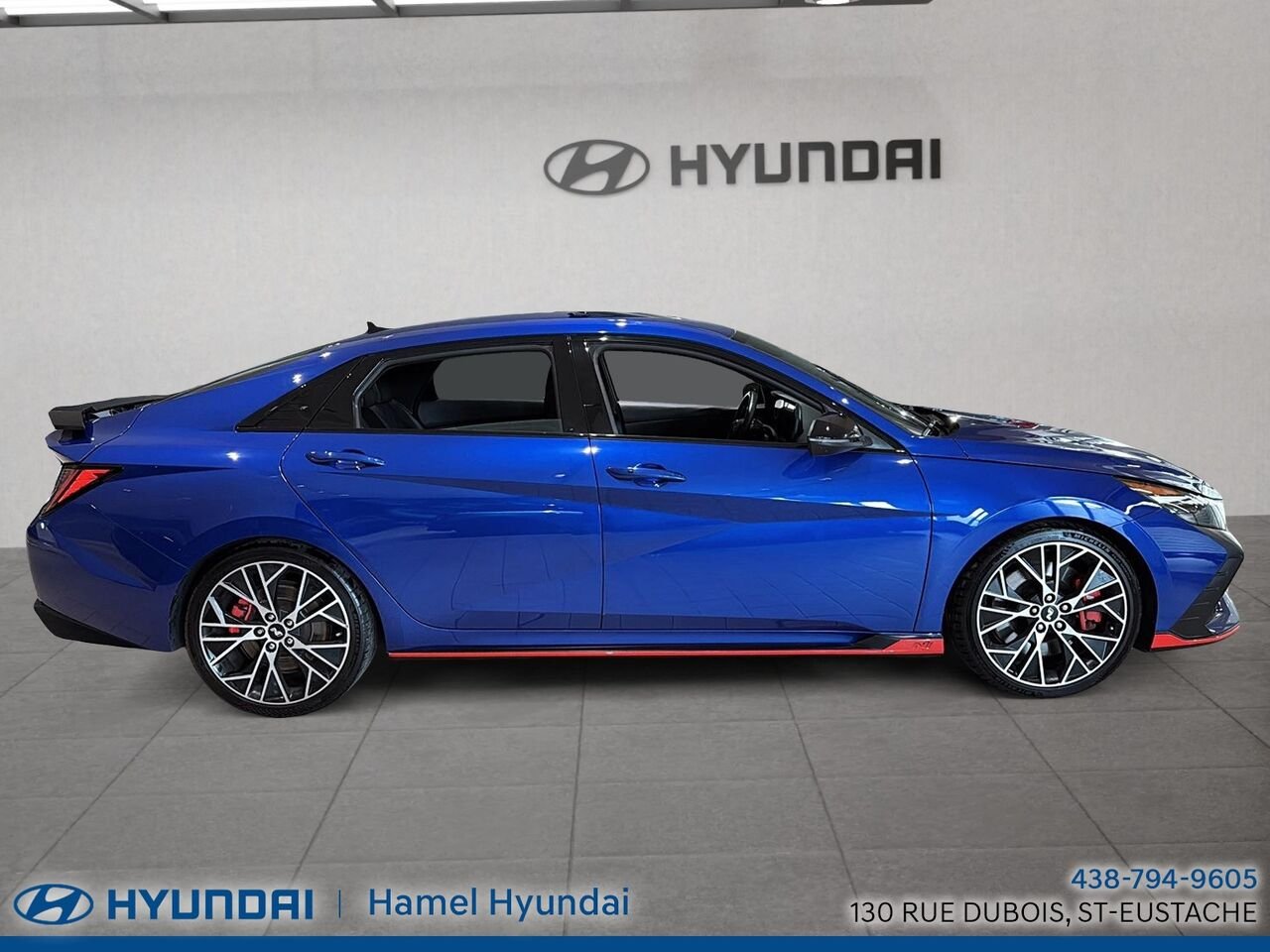 Hyundai Elantra N 2023 Bleu Saint-Eustache - photo #1