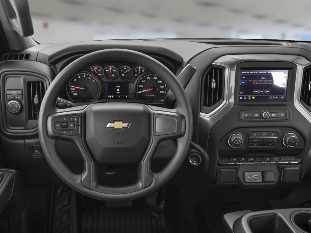 Chevrolet Silverado 1500 Custom cabine multiplace 4RM 157 po 2026 Gris sterling métallisé Thetford Mines - photo #4