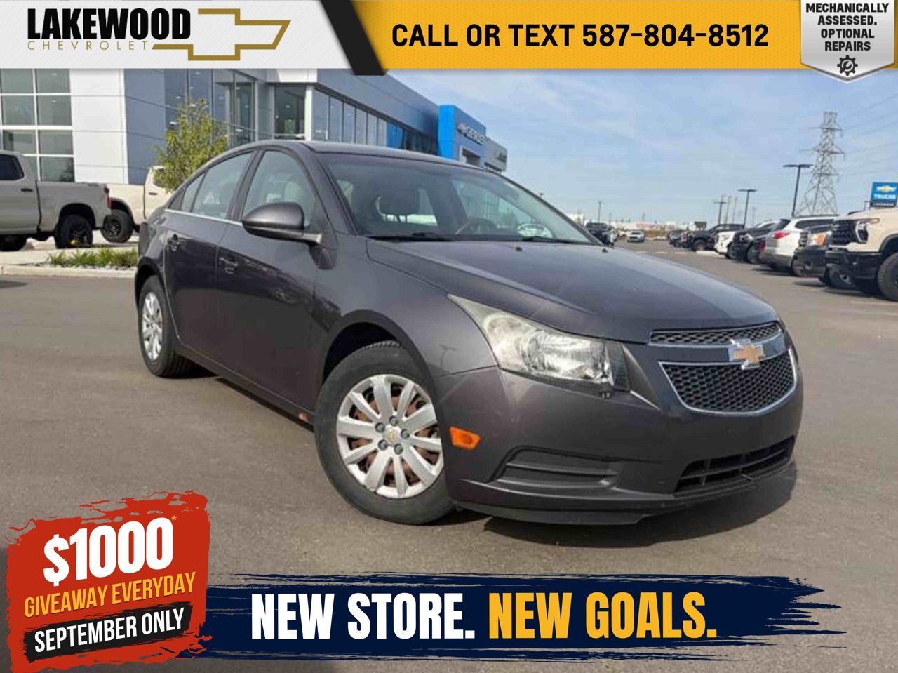 2011 Chevrolet Cruze 4dr Sdn LT Turbo w/1SA Grey Sherwood Park - photo #0