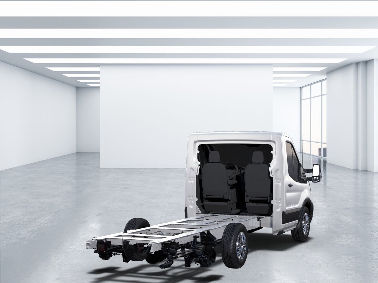 2025 Ford Transit Cutaway Oxford White Saint-Jérôme - photo #2