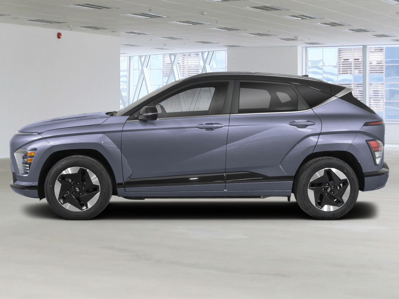 Hyundai Kona électrique Preferred TA avec ensemble Ultimate deux tons 2025 Bleu Gatineau - photo #2