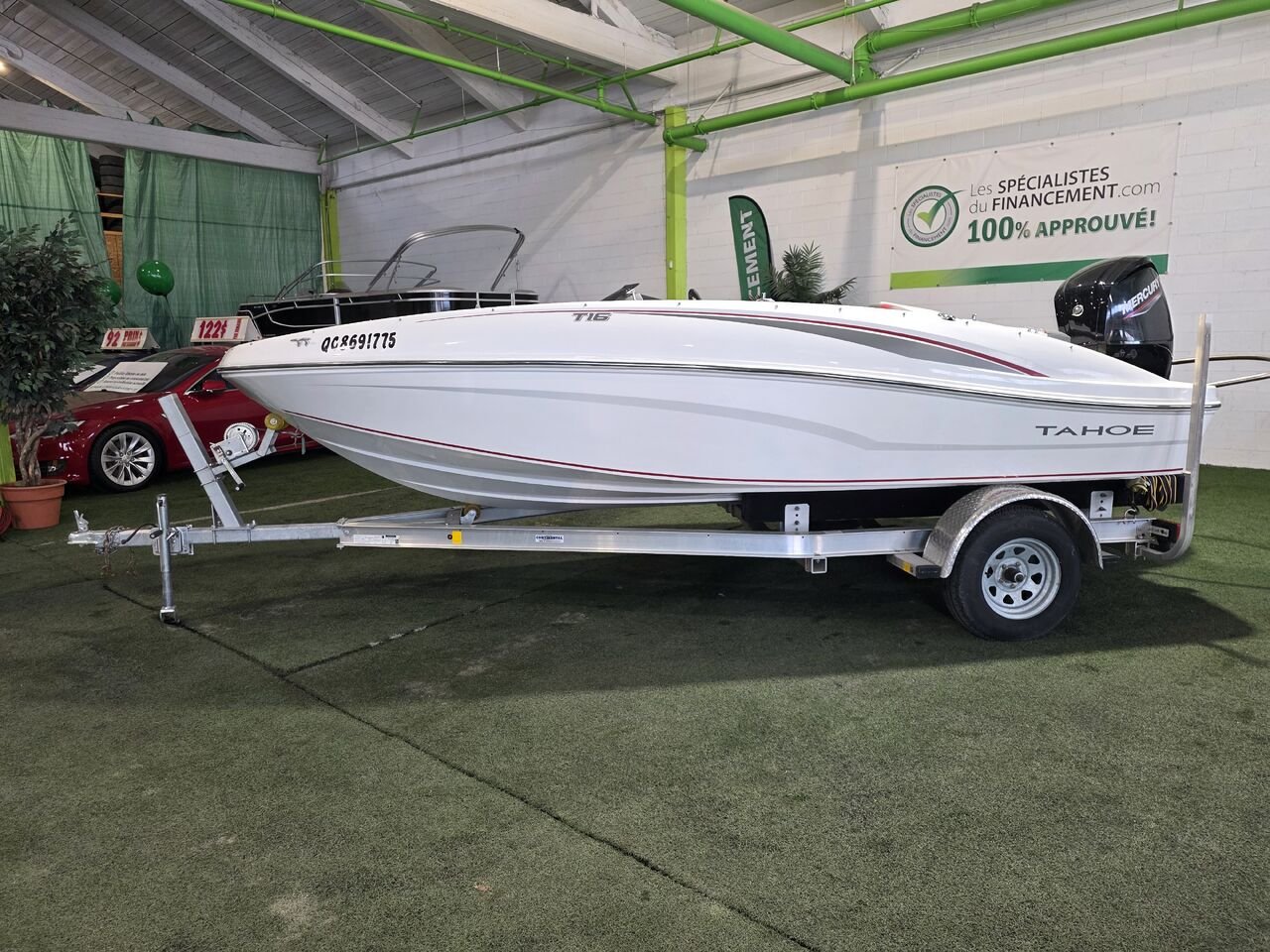 2021 Tahoe T16 White  - photo #3
