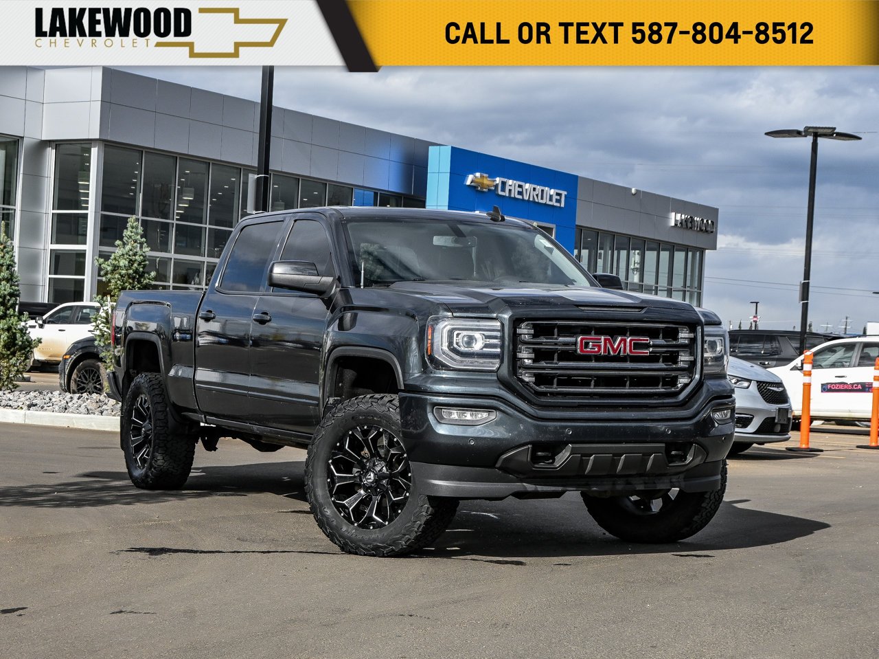 2018 GMC Sierra 1500 4WD Crew Cab 143.5 SLT Grey Sherwood Park - photo #0