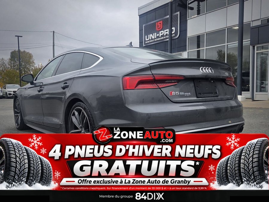 Audi S5 Sportback Technik 354 HP + Système audio B&O 2018 Gris