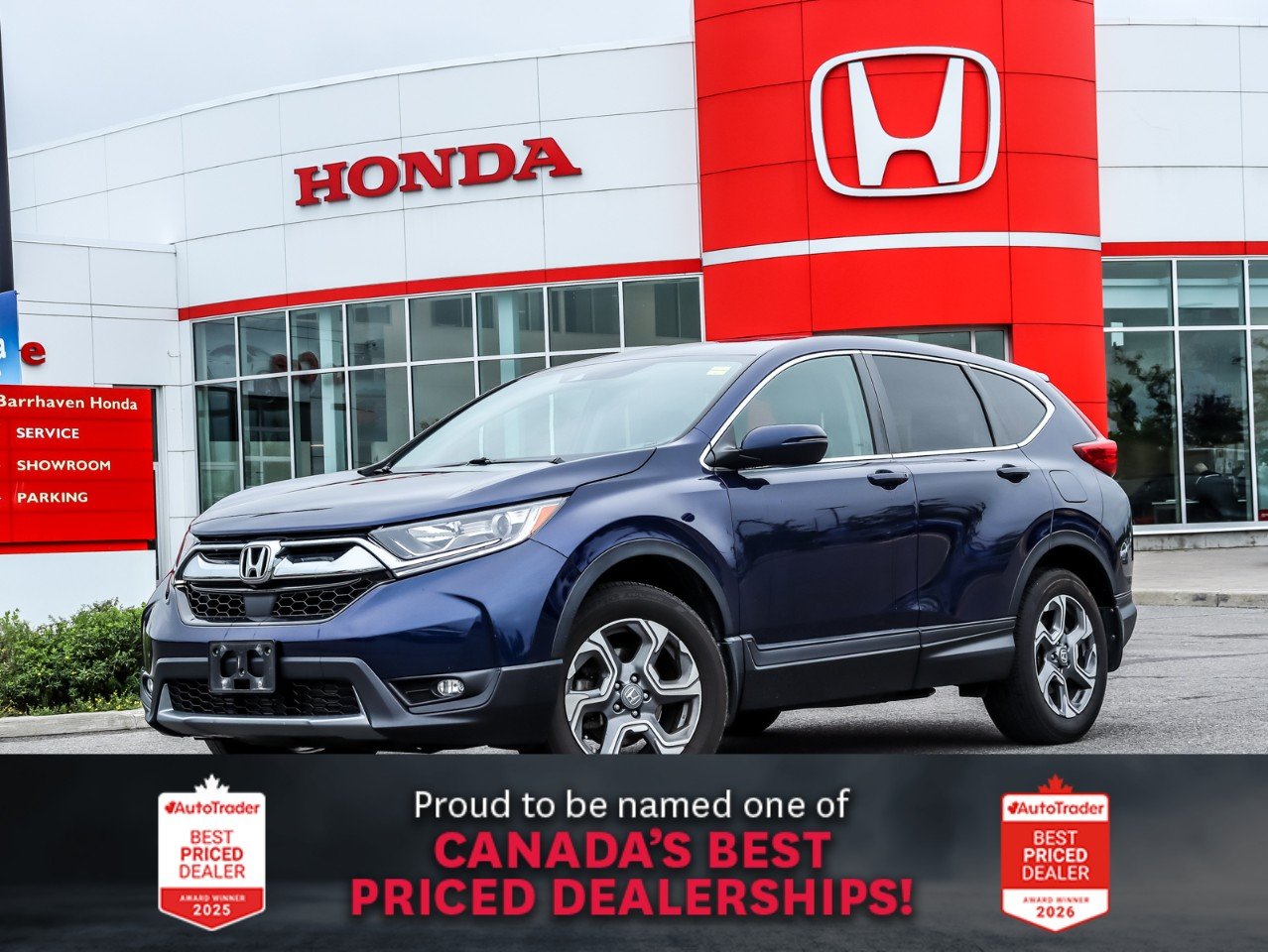 Honda CR-V EX-L AWD 2019 Blue Ottawa & Gatineau - photo #0