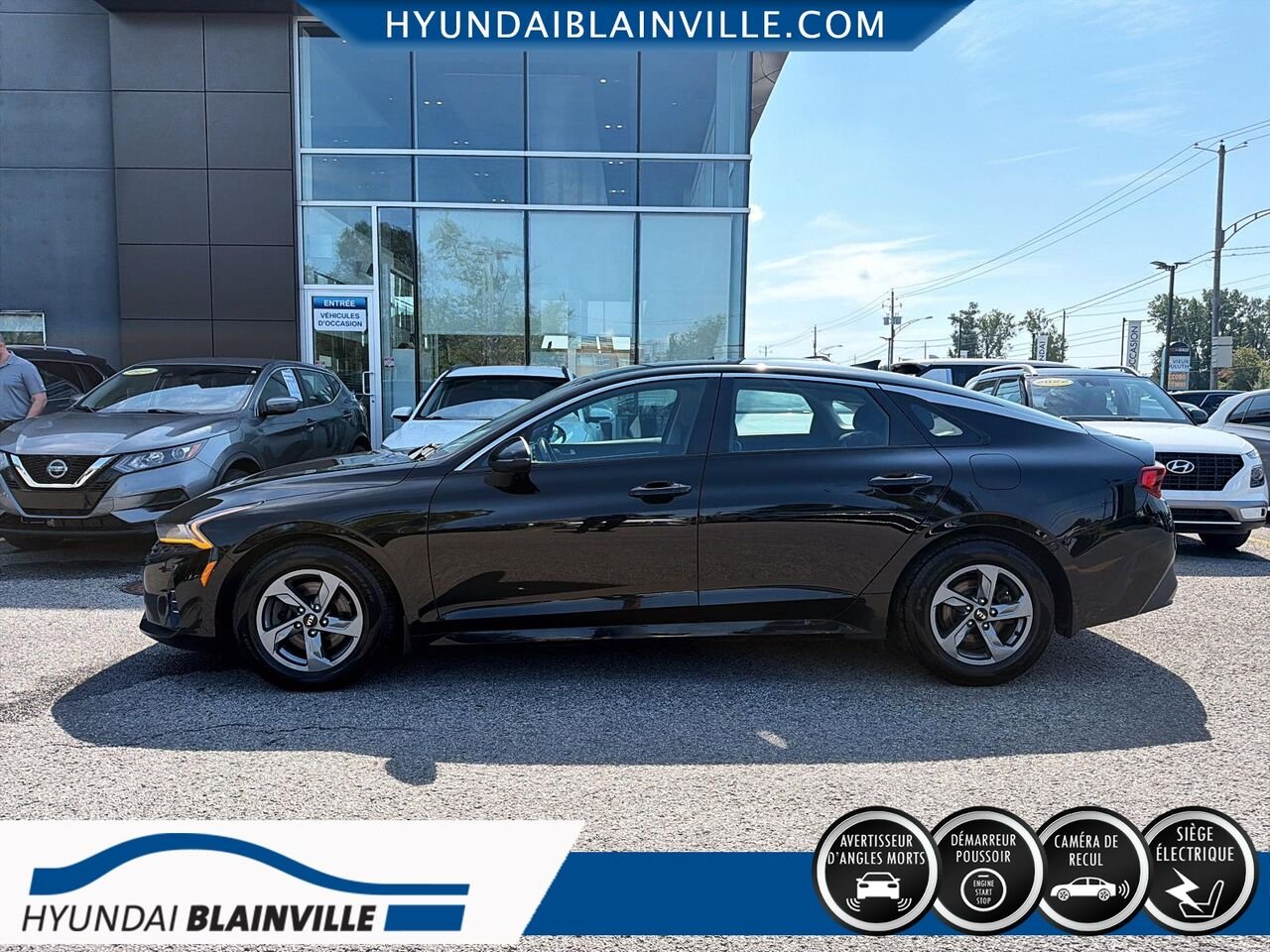 Kia K5 2021 Noir Blainville - photo #6