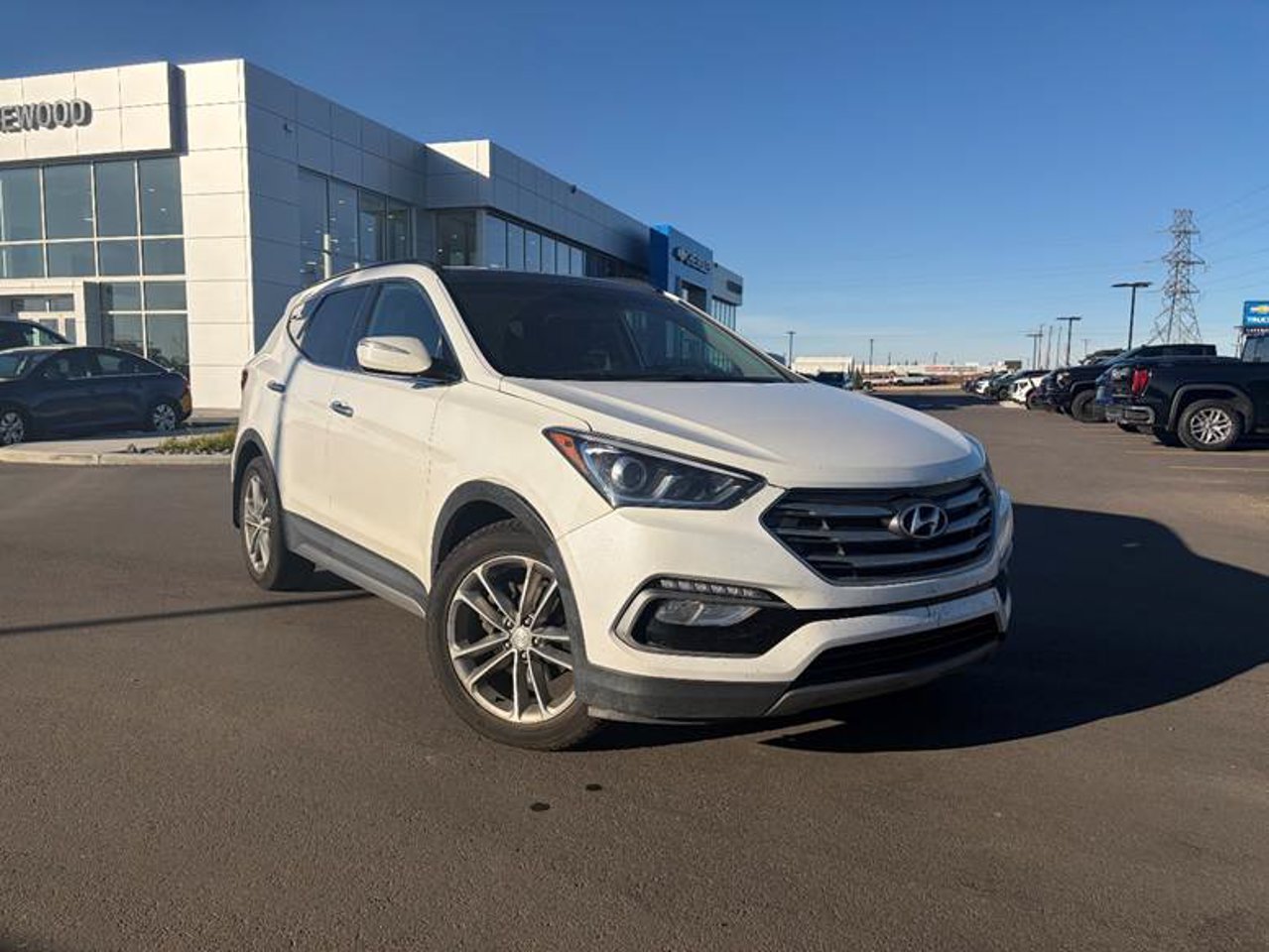 2017 Hyundai Santa Fe Sport AWD 4dr 2.0T Limited White Sherwood Park - photo #1