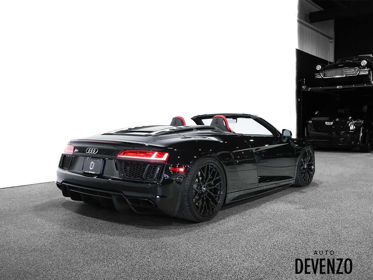 Audi R8 Spyder V10 2018 Noir Saint-Eustache - photo #4