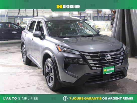 Nissan Rogue SV Moonroof AWD AUTO A/C MAGS TOIT CAM RECUL BLUET 2024 Gris