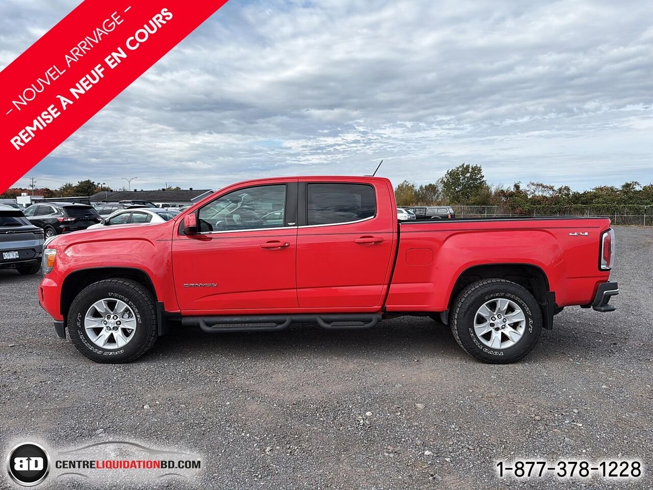 GMC Canyon SLE CREW CAB | BD0436 2018 Rouge Granby - photo #10