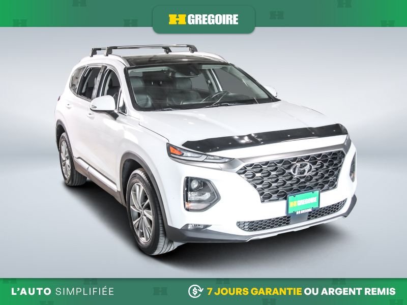 2020 Hyundai Santa Fe White Laval - photo #0
