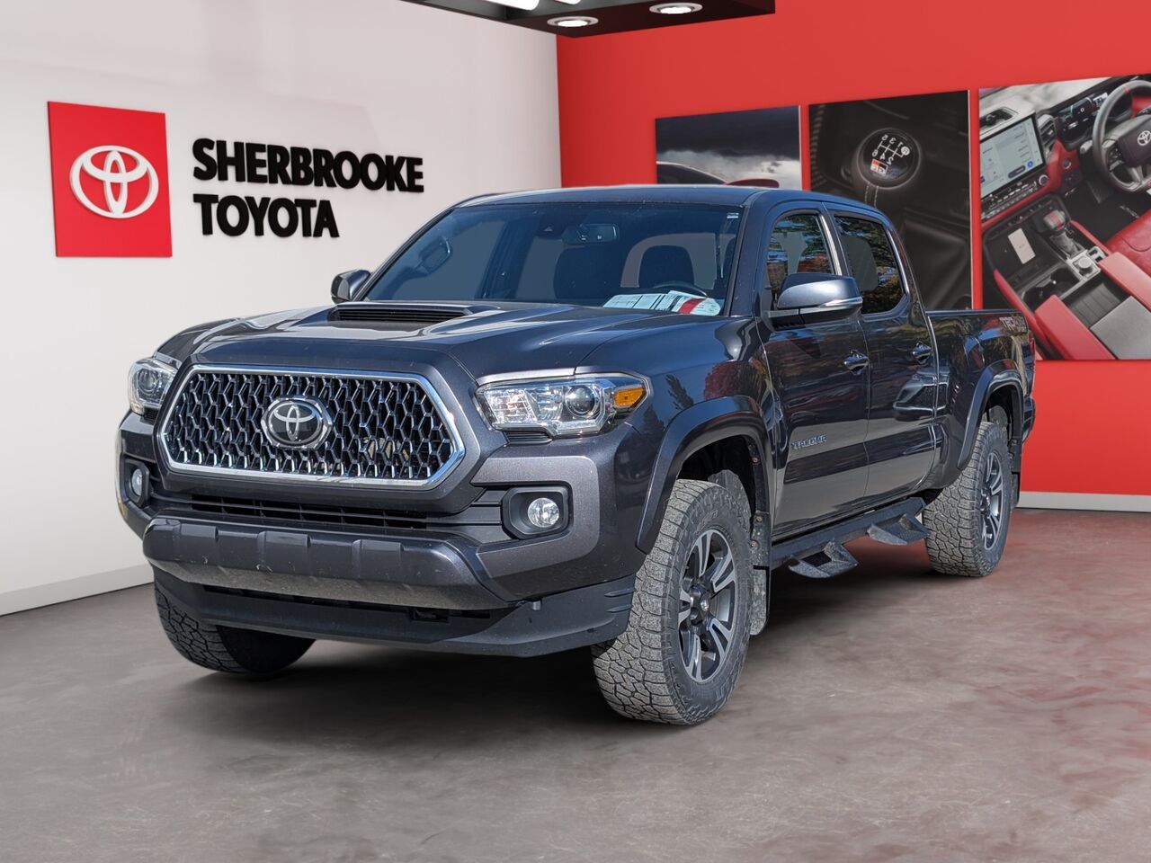 Gray 2019 Toyota Tacoma Pickup Truck Four-Wheel Drive Automatic