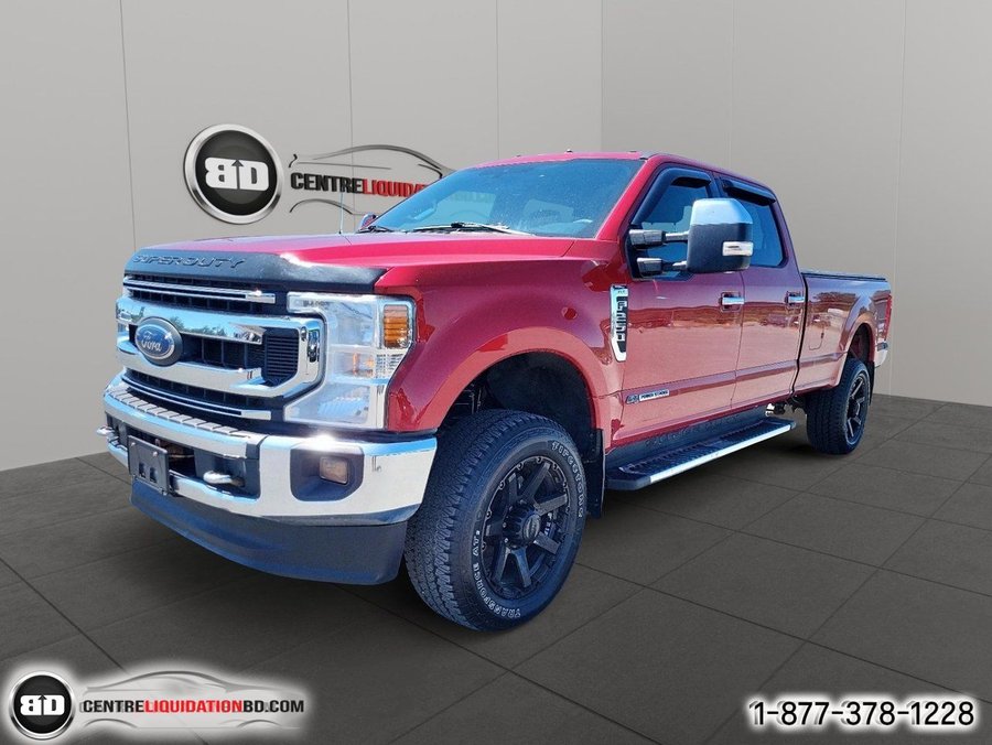 Ford Super Duty F-250 SRW XLT cabine 6 places 4RM caisse de 8 pi 2020 Rouge